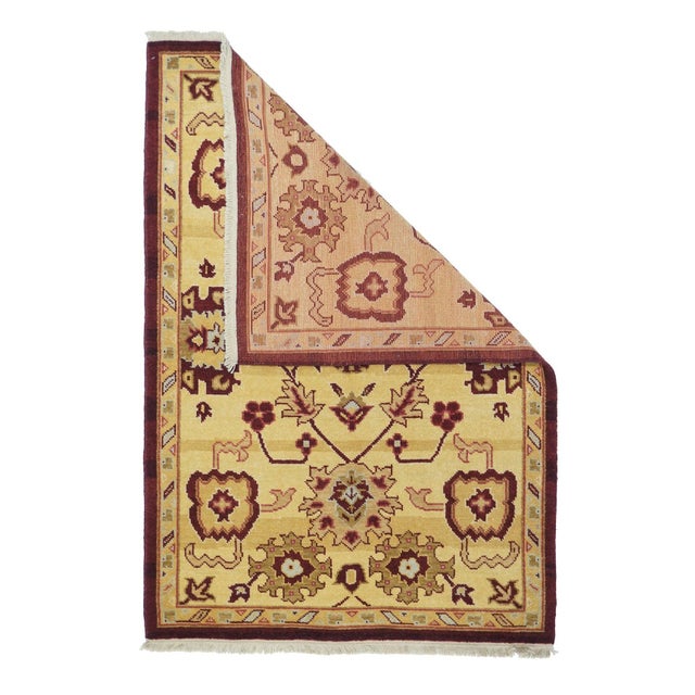 Town in Western Anatolia, weaving mostly room sizes, in coarse to moderate weave, high pile. Antiques are all wool,...