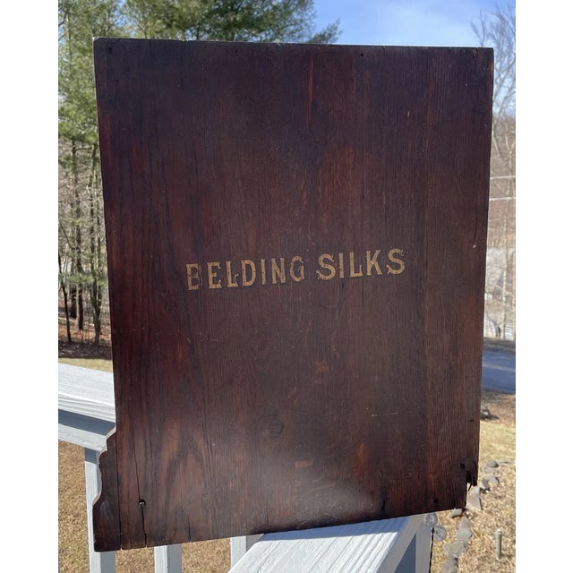 Antique Belding Brothers Silk Spool Cabinet Sewing Victorian 19th C. Florence Co For Sale - Image 11 of 18