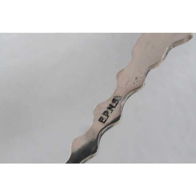 Panama Epns Silver Plated Souvenir Spoon With Enamel Shield Finial Crest 4959b For Sale - Image 4 of 6