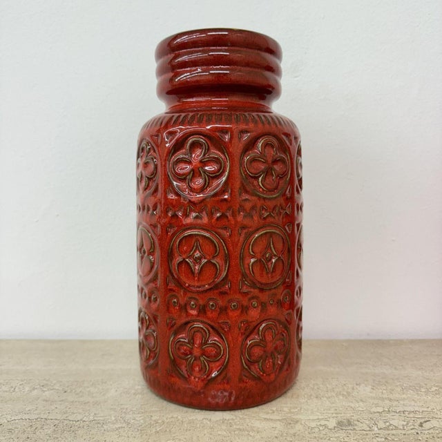 Set of 6 Scheurich West Germany Ceramic Vases, 1970s, Set of 6 For Sale - Image 10 of 13