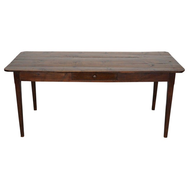 19th Century French Rustic Farmhouse Dining Table For Sale - Image 14 of 14