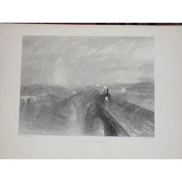 Late 19th Century Authentic Antique 19th Century J.M.W..Turner. British Landscape Engravings - Set of 6 For Sale - Image 5 of 8
