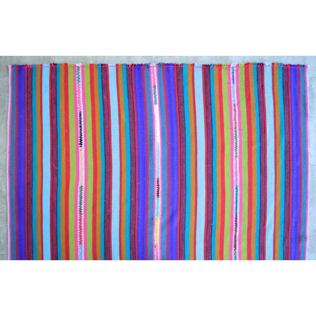 1960s 1960s Hand Woven Kilim Rug For Sale - Image 5 of 9