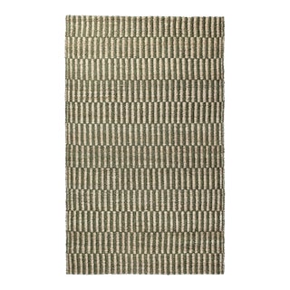 Laguna Jute Natural Olive Rug - 2 X 3 For Sale