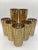 Mid-Century Modern Vintage Culver Cannella 22k Gold Highball Barware Glasses - Set of 7 For Sale - Image 3 of 6