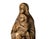 This captivating 20th-century wood sculpture depicts Our Lady holding the Child Jesus, crafted from warm wood with a...