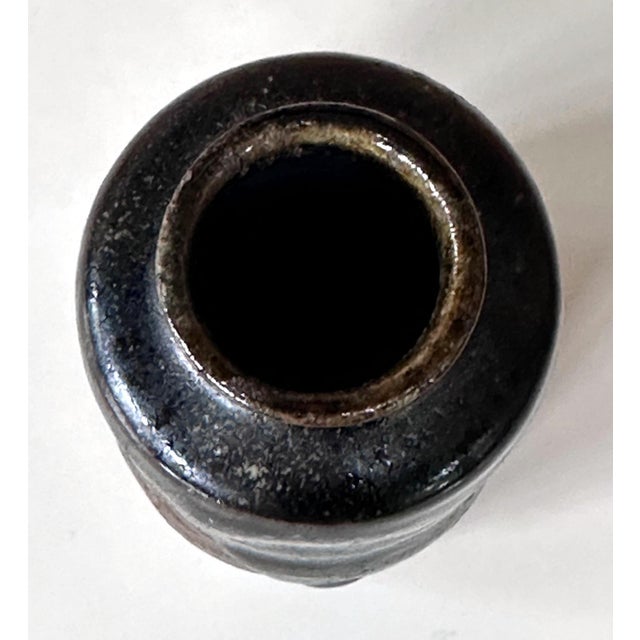 Rare and Fine Antique Japanese Ceramic Ko-Satsuma Chaire Tea Caddy For Sale - Image 14 of 16