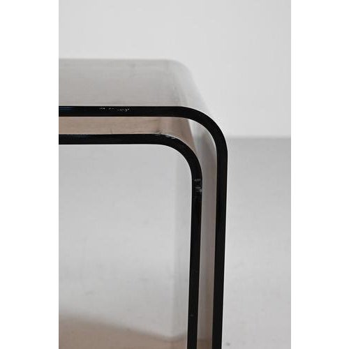Gray Acrylic Nesting Tables, Set of 2 For Sale - Image 8 of 9