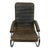 Mid-Century Modern Vintage Bauhaus Leather and Chrome Rocking Lounge Chair, 1980s For Sale - Image 3 of 9