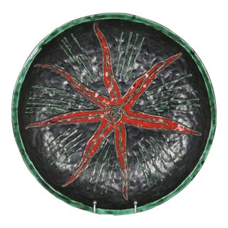 1960s Large 'Starfish' Bowl by Jérôme Massier for Vallauris For Sale