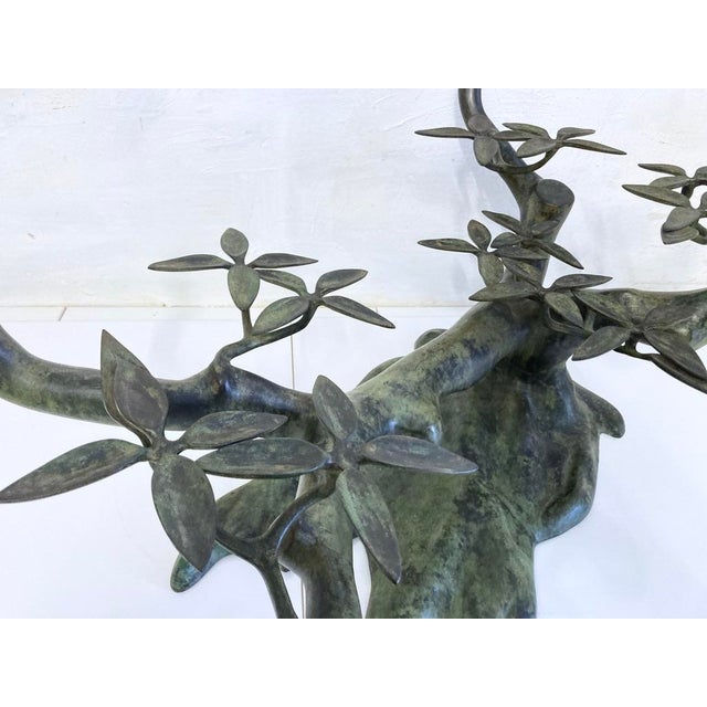 Metal Hollywood Regency Bonsai Coffee Table by Willy Daro, 1970s For Sale - Image 7 of 15