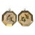 Vintage Pair of Bird Prints in Octogon Shaped Frame -2 For Sale