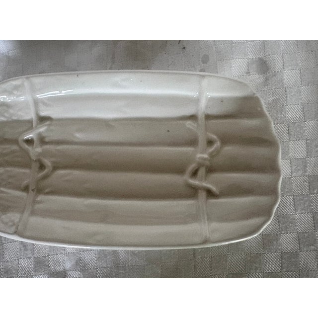 1960s Ceramic Asparagus Plates - Set of 6 For Sale - Image 10 of 10