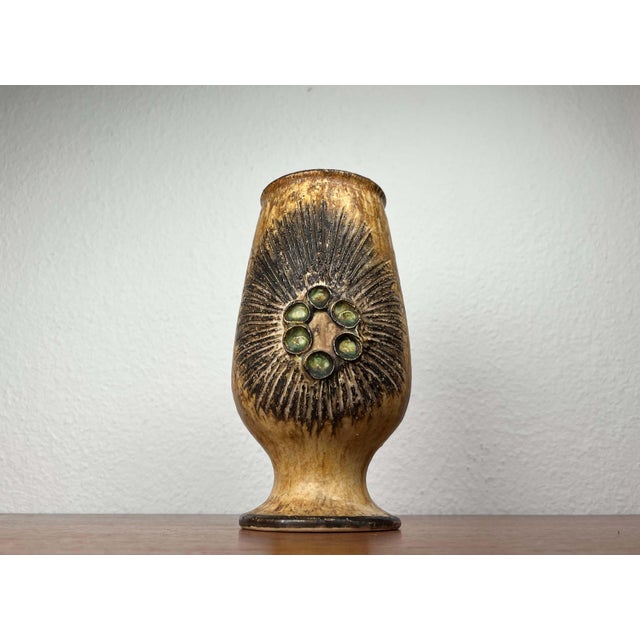 Mid-Century Modern Danish Studio Pottery Vase by Jette Hellerøe, 1960s For Sale - Image 17 of 17