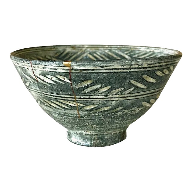 Antique Korean Mishma Tea Bowl Chawan Joseon Dynasty For Sale