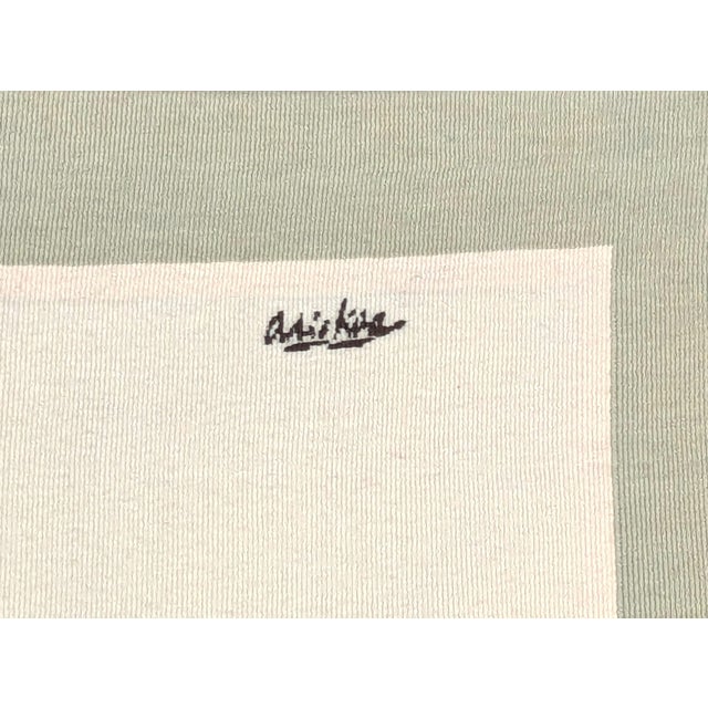 Red David Adickes "L'Eglise De St. Genevieve" Abstract Architectural Tapestry of a Cathedral, 1970s For Sale - Image 8 of 12