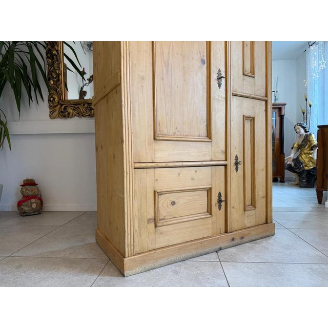 Farmhouse Wardrobe in Softwood For Sale - Image 10 of 16