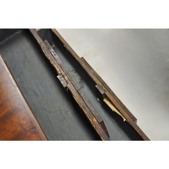 Antique Italian Biedermeier Burr Walnut 3 Drawer Commode Dresser Chest of Drawer For Sale - Image 15 of 18
