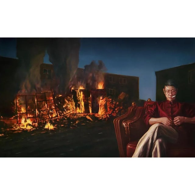 Wang Dianyu, Unlearn, 2022, Oil on Canvas, in Flawless conditions. This piece is attributed to the mentioned...