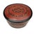 Wood Chinese Lacquer Wedding Hat Box With Dragon & Phoenix Motif (18") For Sale - Image 7 of 11