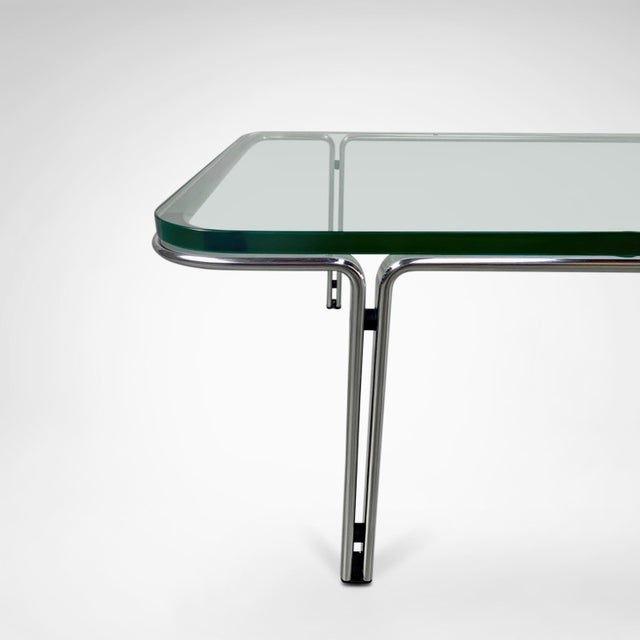Modern T112 Coffee Table in Steel and Glass by Horst Bruning for Kill International, 1970s For Sale - Image 3 of 11