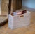 Boho Chic Artifacts Rattan Rectangular Magazine Holder in White Wash - 16" For Sale - Image 3 of 9