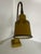 Metal 1940s French Metal Tole Mustard Desk Lamp With Toleware Paint & Shade For Sale - Image 7 of 10