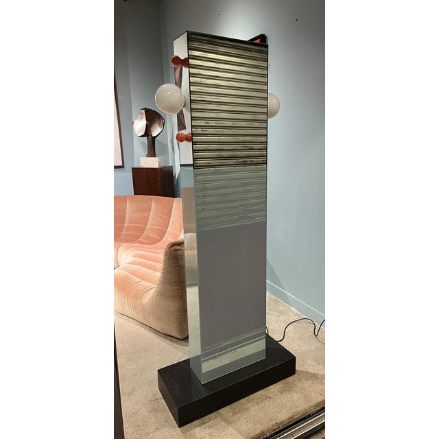 Shibam 2 Totem Mirror by Ettore Sottsass for Glas Italia, 2000 For Sale - Image 6 of 14