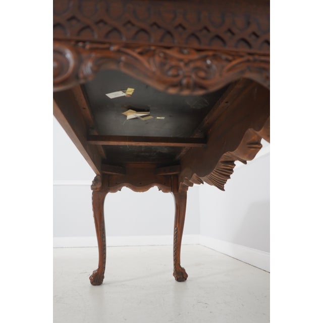 Maitland Smith Georgian Style Marble Top Console Table For Sale - Image 14 of 16