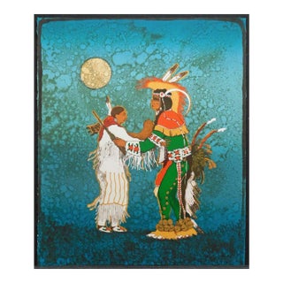 Kevin Red Star "Midnight Two Step" Signed & Numbered Lithograph Art For Sale