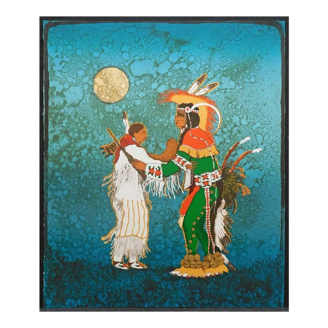 Kevin Red Star "Midnight Two Step" Signed & Numbered Lithograph Art For Sale
