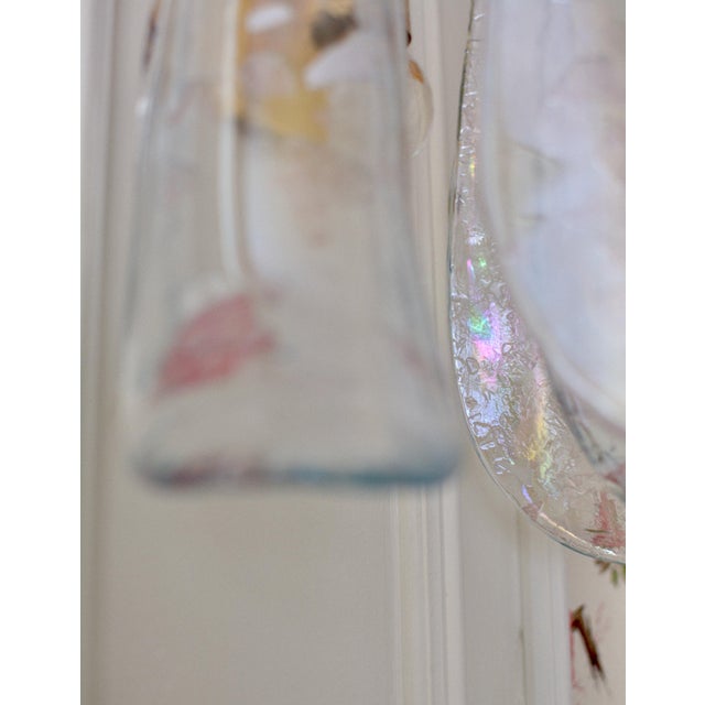 Vintage Petal Wall Sconce in Murano Glass from Made Murano Glass, 2000s For Sale - Image 4 of 5