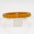 Art Deco Bakelite Carved Bracelet Bangle Warm Butterscotch For Sale - Image 4 of 5