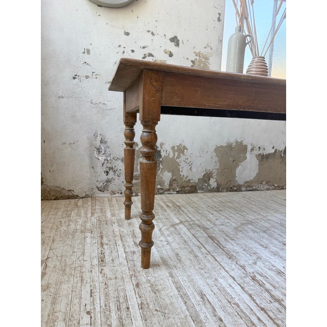 Beechwood Bistro Farmhouse Table, 1900 For Sale - Image 17 of 18