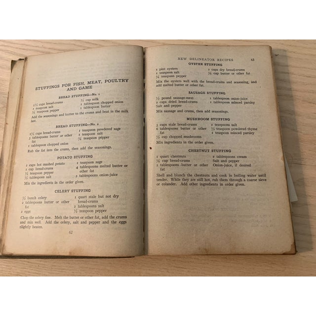 1929 New Delineator Recipe Cook Book Hc 1st Edition American Culinary History For Sale - Image 16 of 16