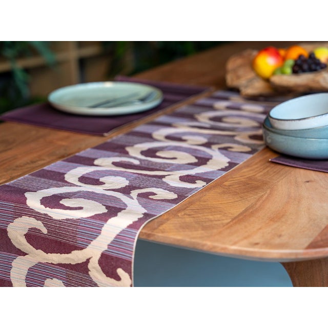 Early 21st Century Japanese Ceremonial Silk Table Runner by Renaras For Sale - Image 5 of 5