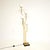 Mid-Century Modern Vintage Italian Brass and Opaline Glass Floor Lamp from Goffredo Reggiani, 1970s For Sale - Image 3 of 8