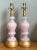 Vintage Pink Murano Blown Glass Table Lamps - Pair For Sale In West Palm - Image 6 of 12