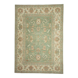 Turkish Oushak Rug 10'2" x 14'4" For Sale