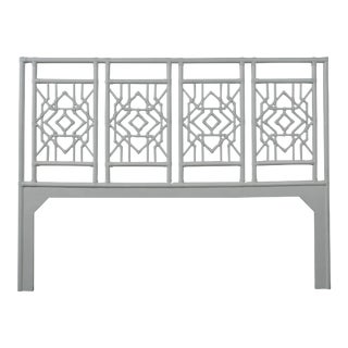 Tulum Headboard King - Light Gray For Sale