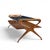 Mid 20th Century Cesare Lacca Style Mid Century Italian Walnut and Brass Coffee Table For Sale - Image 5 of 9