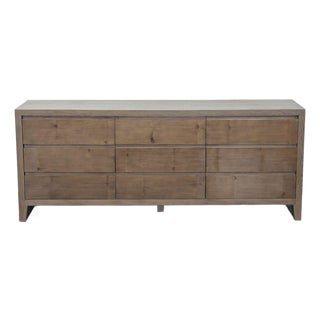 Restoration Hardware 8-Drawer Wood Dresser - Modern Storage Solution For Sale