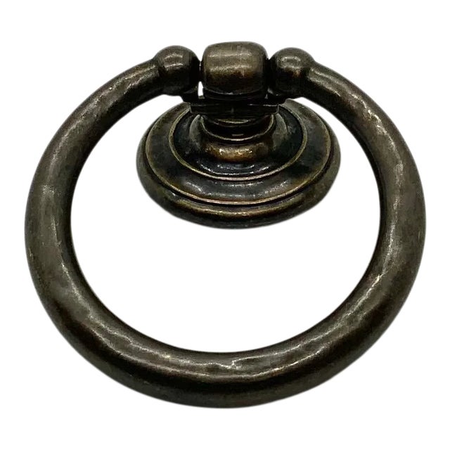 Henredon Cabinet Pull in Hammered Bronze Finish For Sale