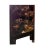 Vintage Chinoiseries Black & Stone Inlay Graphic End Table Nightstand For Sale In San Francisco - Image 6 of 9