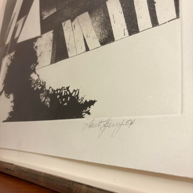 Robert Sperry 1984 Framed Etching For Sale - Image 9 of 12