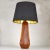 Large Hexagonal Plywood Table Lamp, 1960s For Sale - Image 3 of 8