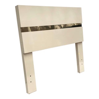 1980s Vintage Modern Twin Headboard For Sale