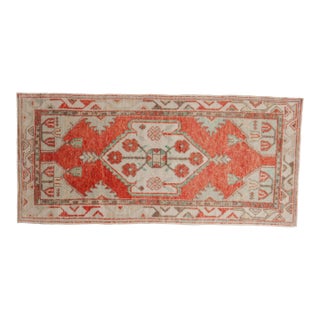 Vintage Distressed Oushak Rug Runner - 2'7" x 5'6" For Sale