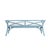 Charlotte Bench - Pool Blue For Sale In West Palm - Image 6 of 7