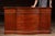 Wood Mid 20th Century Georgian Revival Cherry Breakfront Sideboard Buffet With Glass Top For Sale - Image 7 of 12